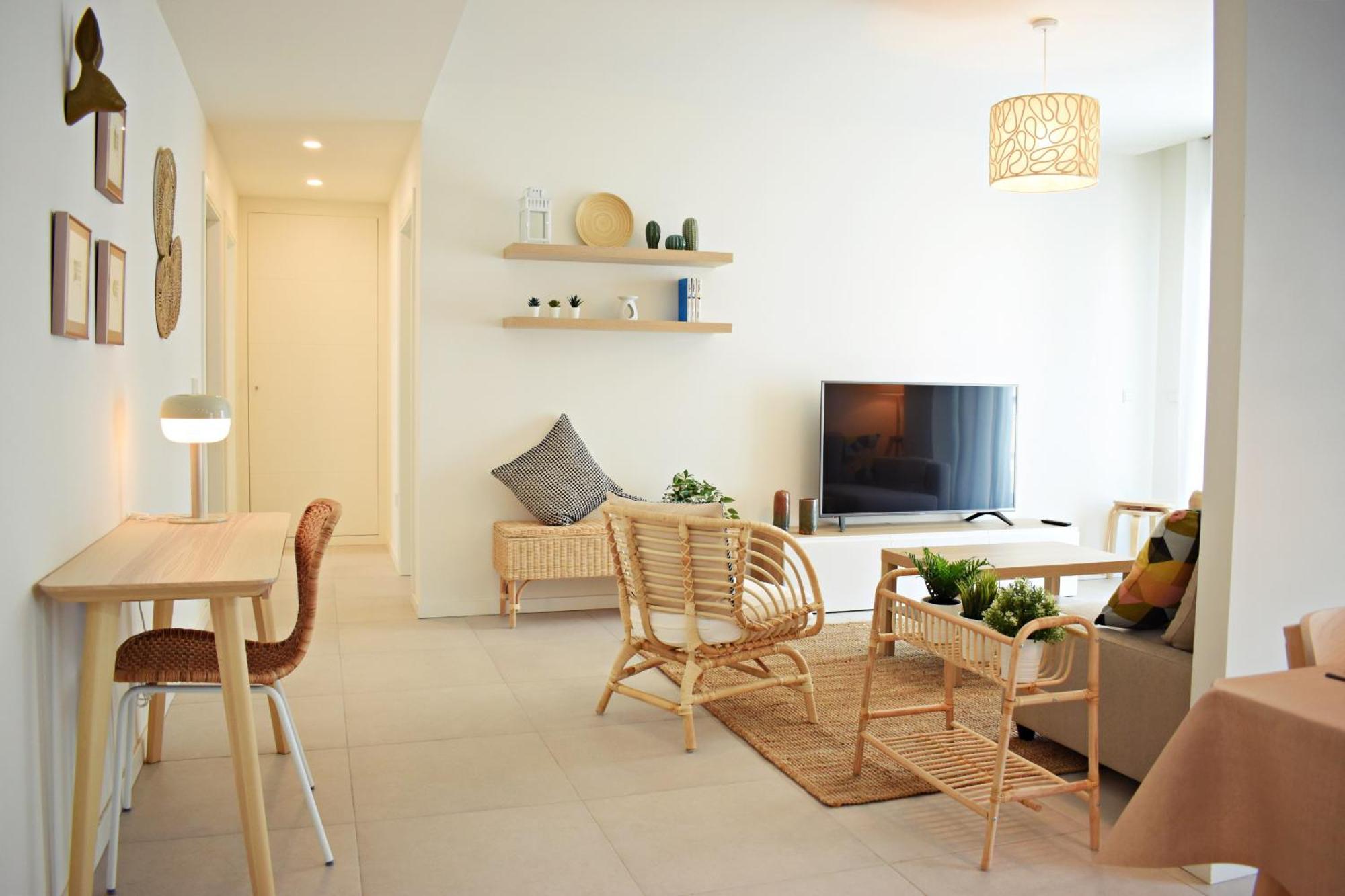 Amalia'S Home: Luminoso Apartamento Muy Cerca De La Playa Malaga Ngoại thất bức ảnh