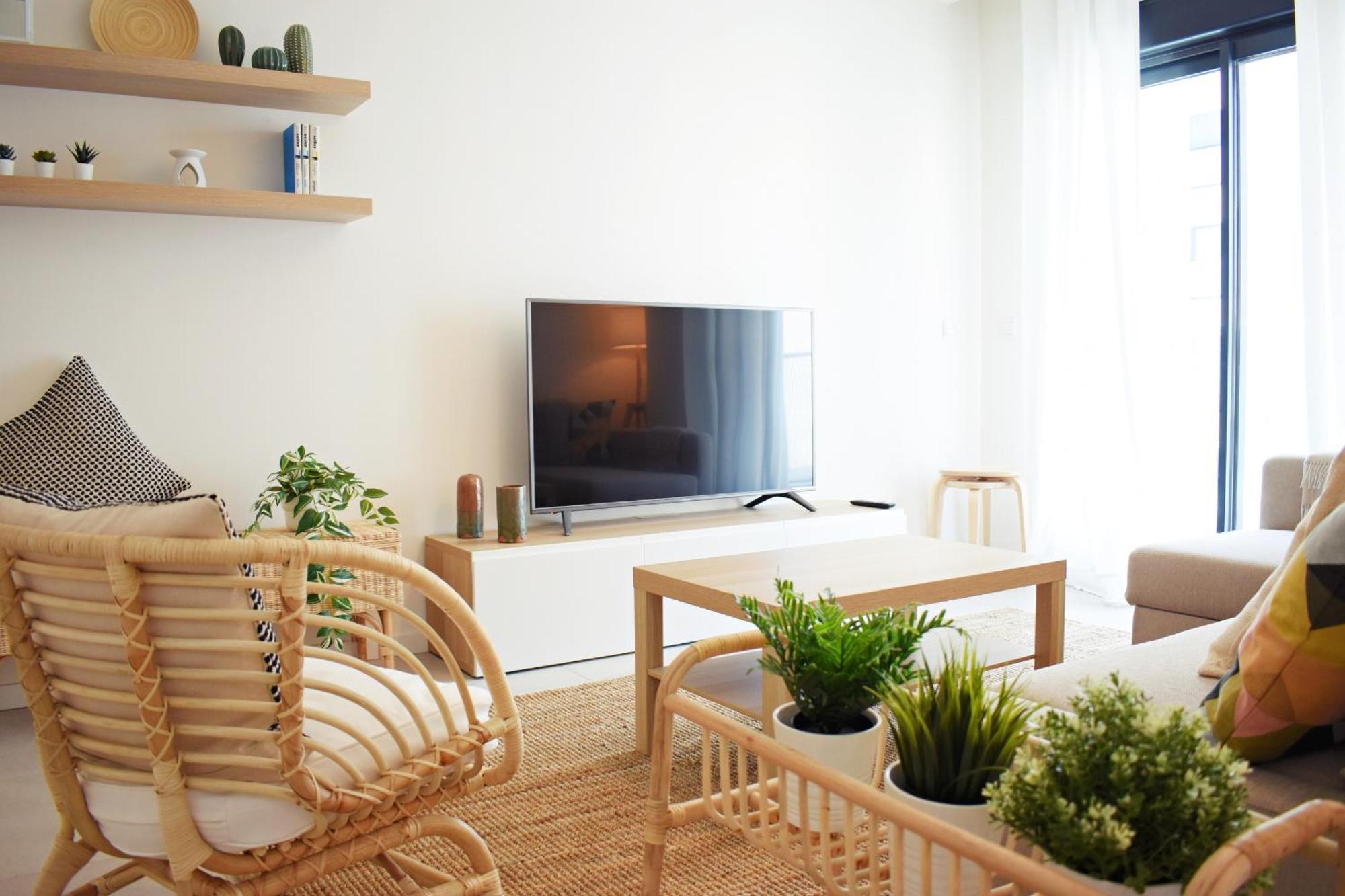 Amalia'S Home: Luminoso Apartamento Muy Cerca De La Playa Malaga Ngoại thất bức ảnh